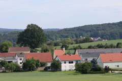 Straßhausen vorne und Canisiushof im Hintergrund